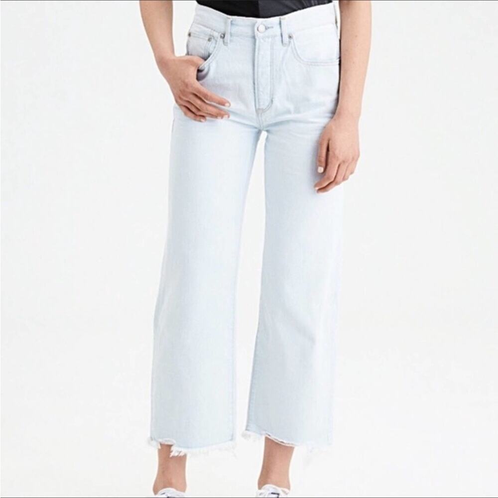 American Eagle Outfitters Women's Light Blue Skinny Jeans